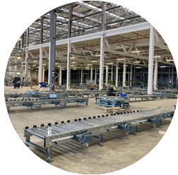 Lidl warehouse conveyors image